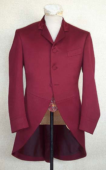 Morning Coat red 1890s